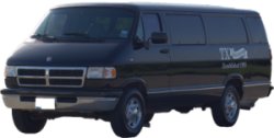 Black Passenger Van